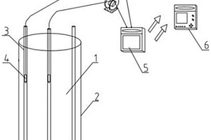 钢管柱高标号山砂混凝土的检测装置