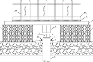 利用贝雷架当支墩的基桩静载荷试验装置