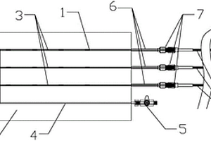 电磁发热板壁温在线监测的光纤高温传感器封装结构