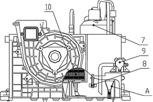 热泵干衣机排水结构及热泵干衣机、洗干一体机