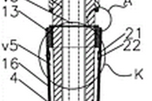 有支撑管键连接的全悬挂舵系润滑脂更换法及其效果评估方法