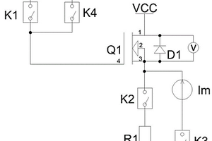 监控△Tj大电流功率循环的电路控制结构