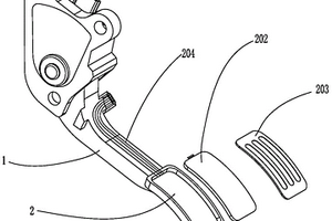 踏板臂卡滞状态下自动失效的油门踏板