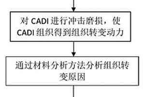 冲击磨损后CADI组织变化分析方法