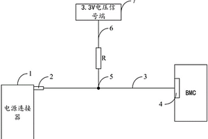 服务器电源在位检测电路及检测方法