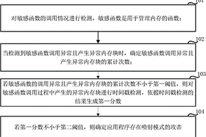 喷射模式攻击的检测方法和装置