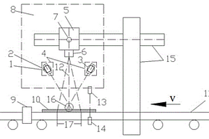 基于对称双线激光角度可控的中厚钢板形貌检测系统