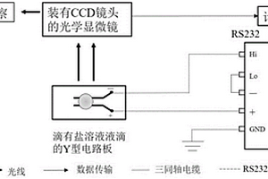 电极材料抵抗电化学迁移绝缘失效的盐液滴检测方法