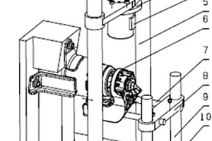 汽车悬置支架连接结构动态冲击测试的装置