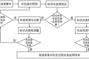 急速涨落水位全过程应急递测方法