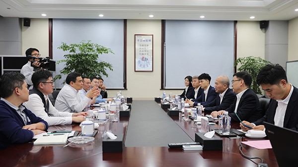 孚能科技股份有限公司总裁王志刚一行来华友衢州产业园参观交流