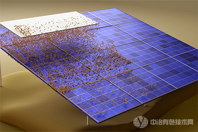 技术 | 新静电技术让太阳能电池板在沙漠地区保持无尘状态