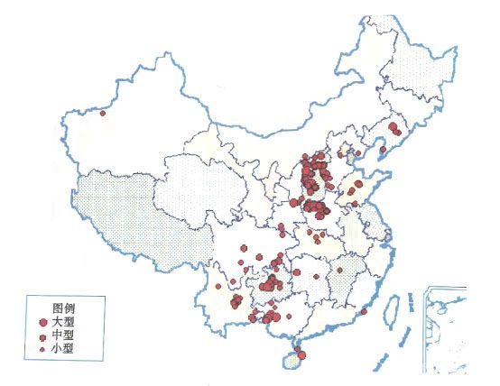 中国铝土矿分布状况