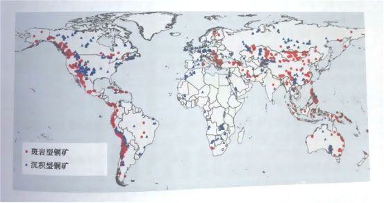 全球铜资源分布图
