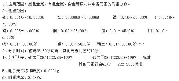 南京麒麟多元素分析仪技术说明