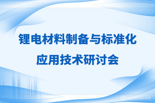 聚焦 | 湘潭大学王先友教授应邀出席“锂电材料制备与标准化应用技术研讨会”并作大会报告