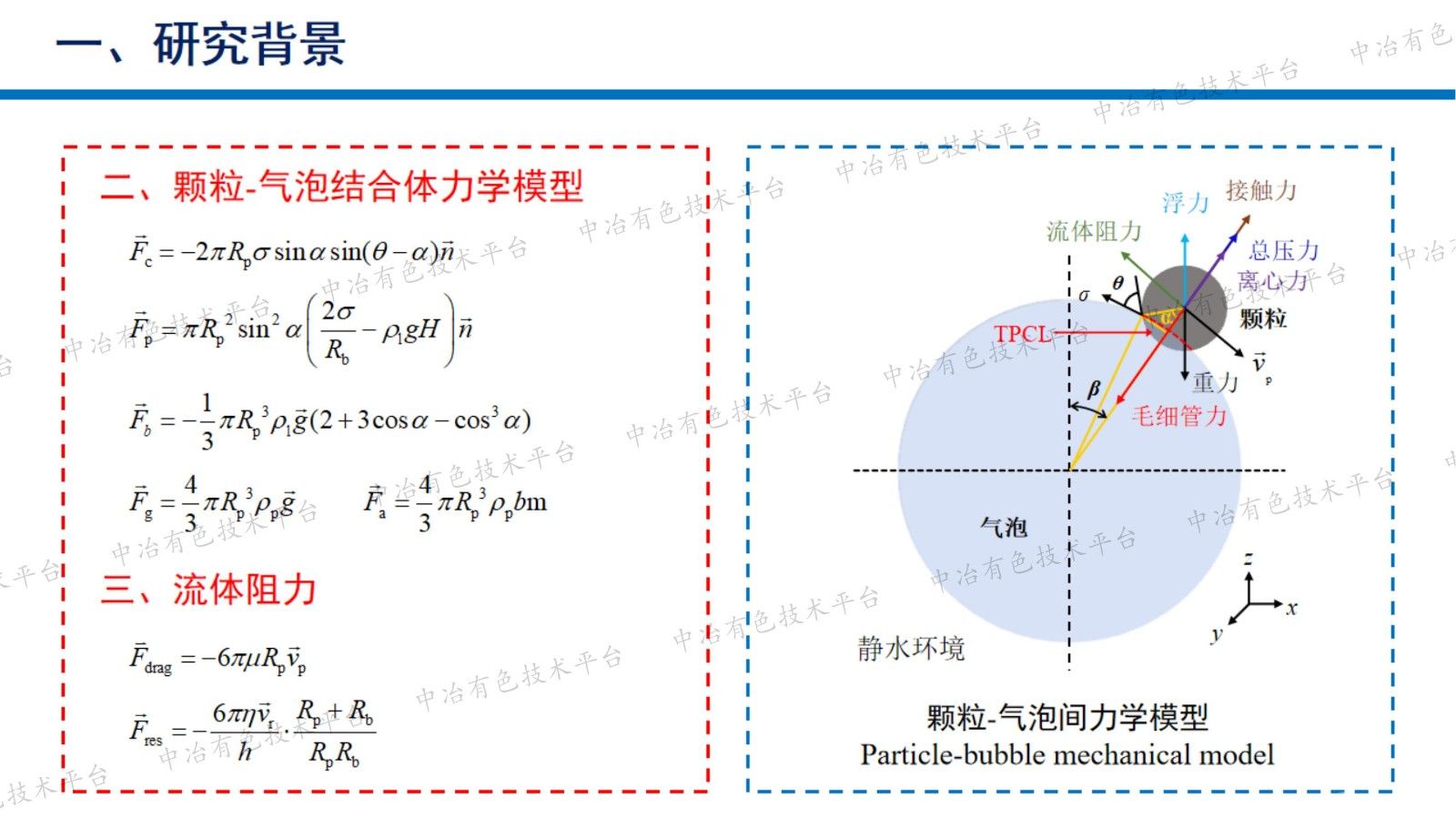 颗粒与气泡相互作用行为研究