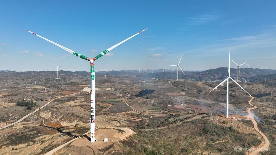 浙江丽水庆元县百花岩风电场：中国能建助力全容量并网成功