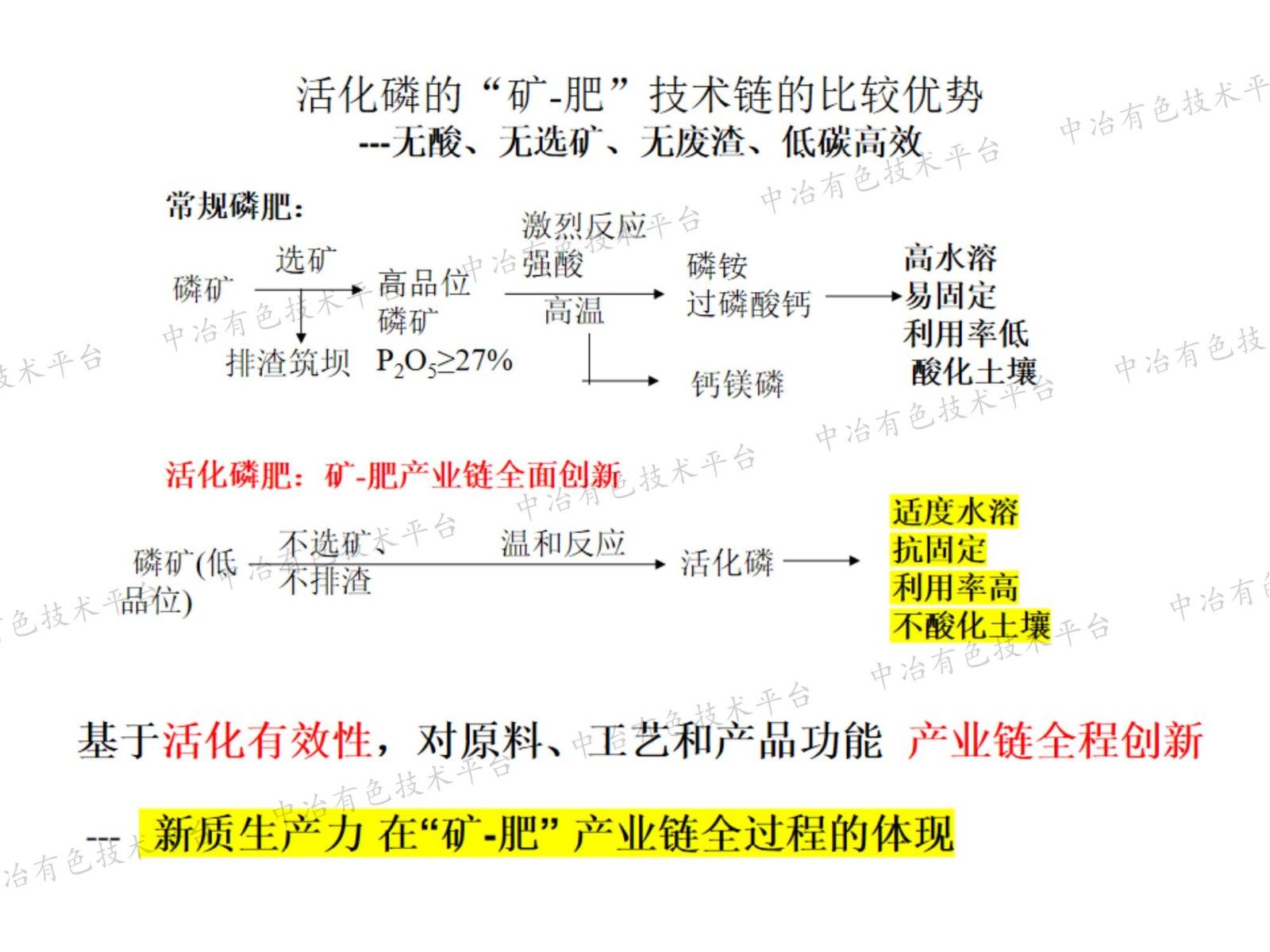 磷矿粉无酸活化与高效磷铵的研制与应用