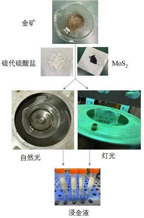 固体催化剂催化硫代硫酸盐浸金的方法