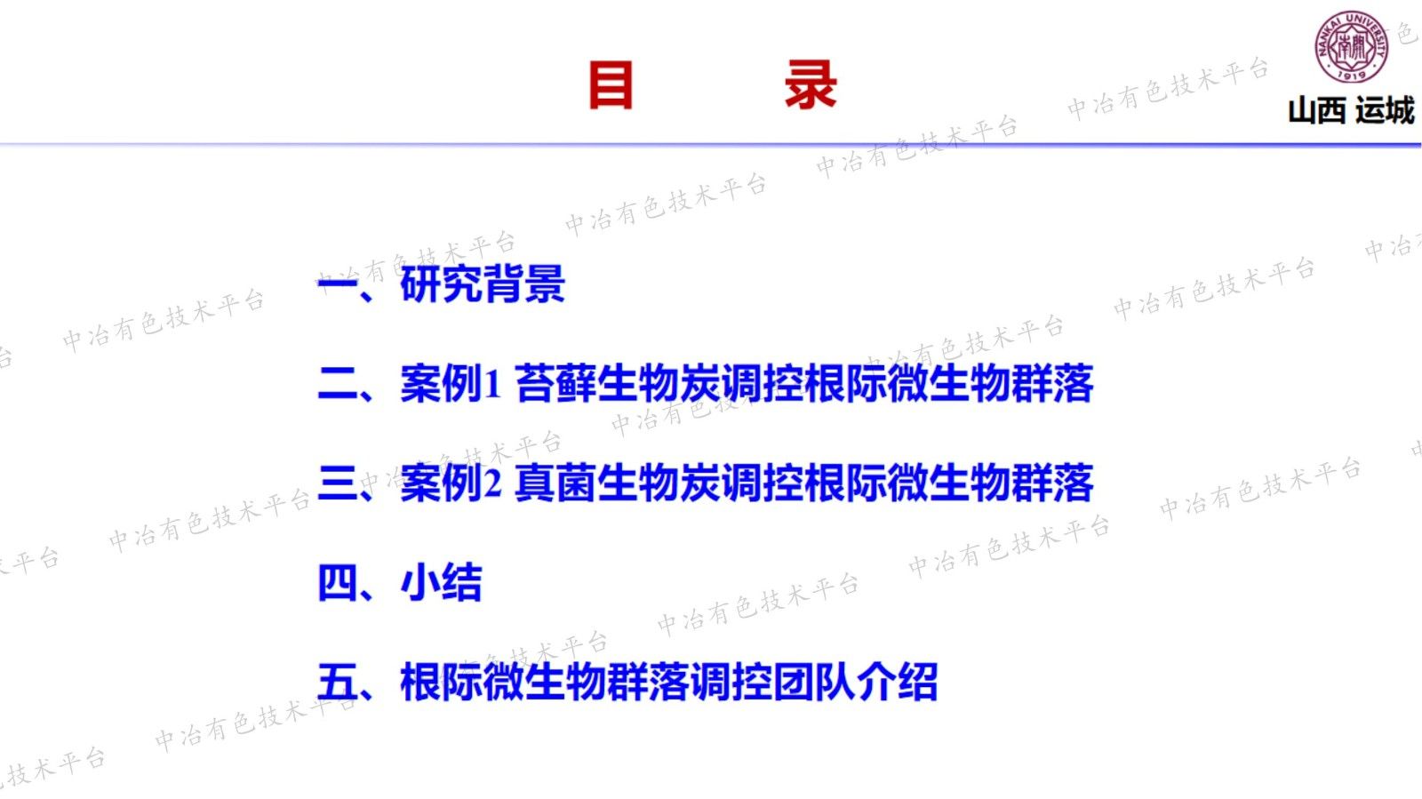 生物炭在修复植物根际微生物群落调控中的应用