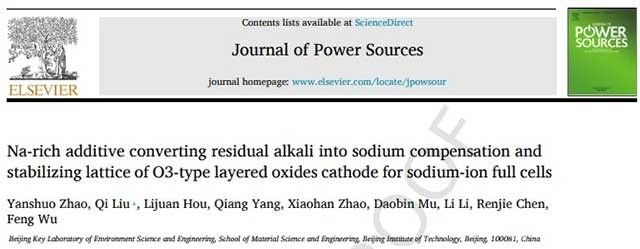 转化钠离子电池层状氧化物残碱为补钠剂同时稳定其晶格的富钠浆料添加剂