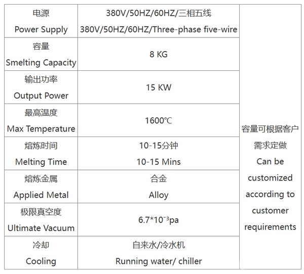 高真空合金熔炼炉 High Vacuum Alloy Melting Furnace