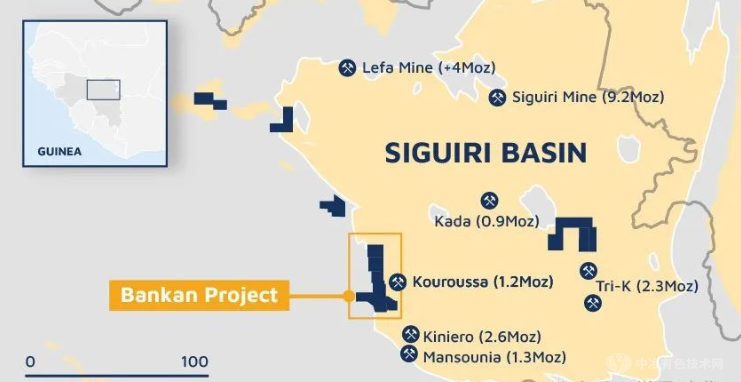 紫金矿业1.1亿战略投资几内亚邦康金矿项目