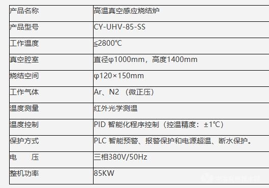 3000℃高温真空感应烧结炉