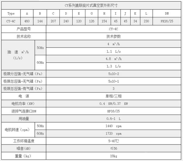 耐高温真空泵