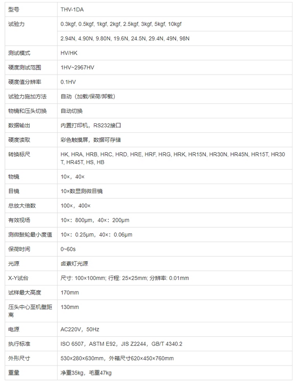 THV-1DA自动转塔显微维氏硬度计