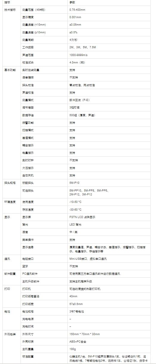 ST380高精度超声波测厚仪