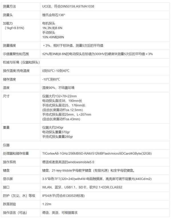 TIME5610/SonoDur2超声波硬度计