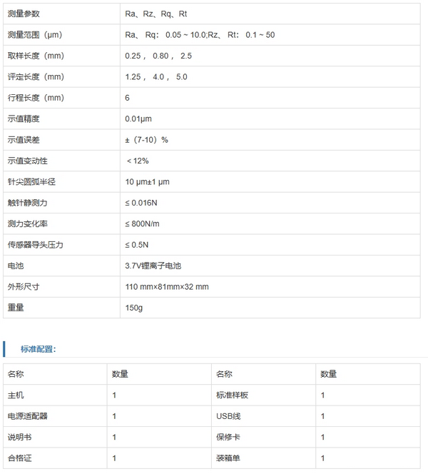 SHR112便携式粗糙度仪