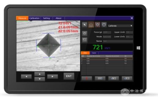 维氏硬度视觉测量平板VicPad