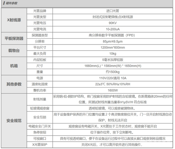 XRAY射线检测设备定制版 HF-P100