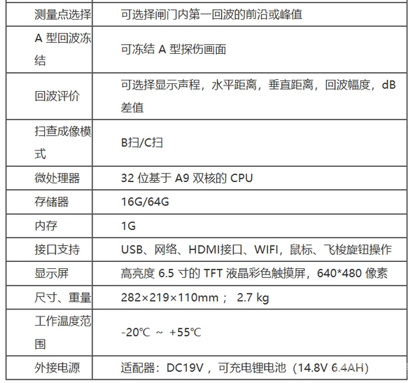 EUT-1001 系列超声波探伤仪