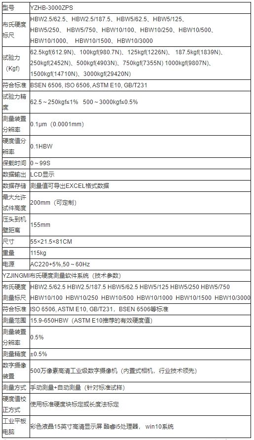 YZHB-3000ZPS自动转塔布氏硬度计