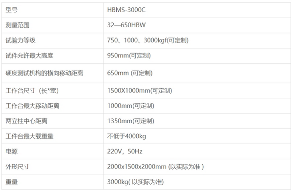 HBMS-3000C全自动数显门式电子布氏硬度计