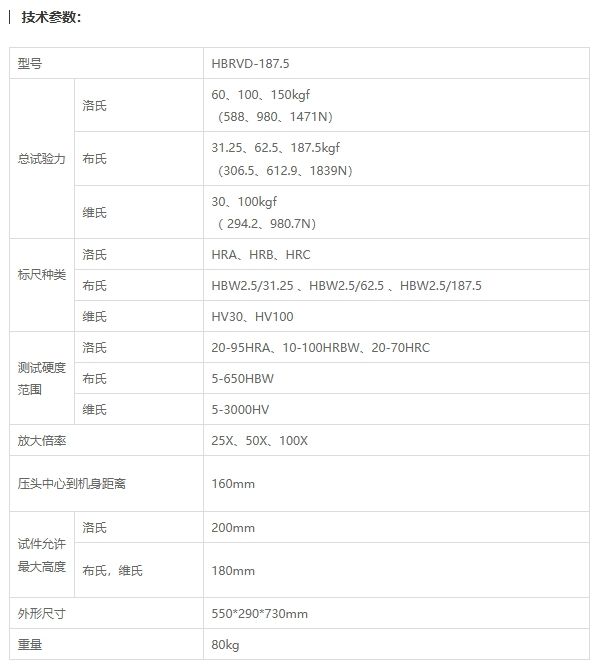 HBRVD-187.5电动布洛维硬度计