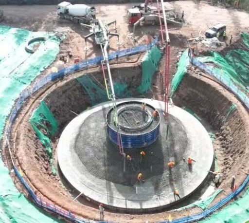 中核集团重庆风电项目风机基础工程圆满收官