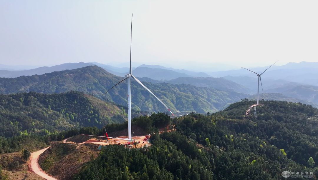 从江县归树山风电场项目反送电成功
