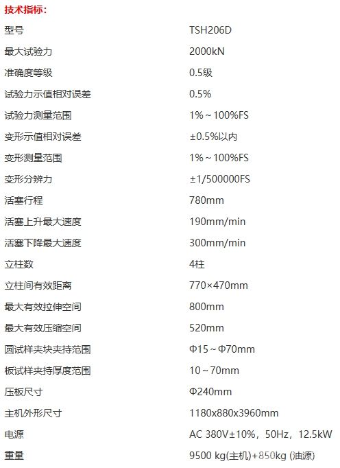 新秀®Teststar®微机控制电液伺服万能试验机