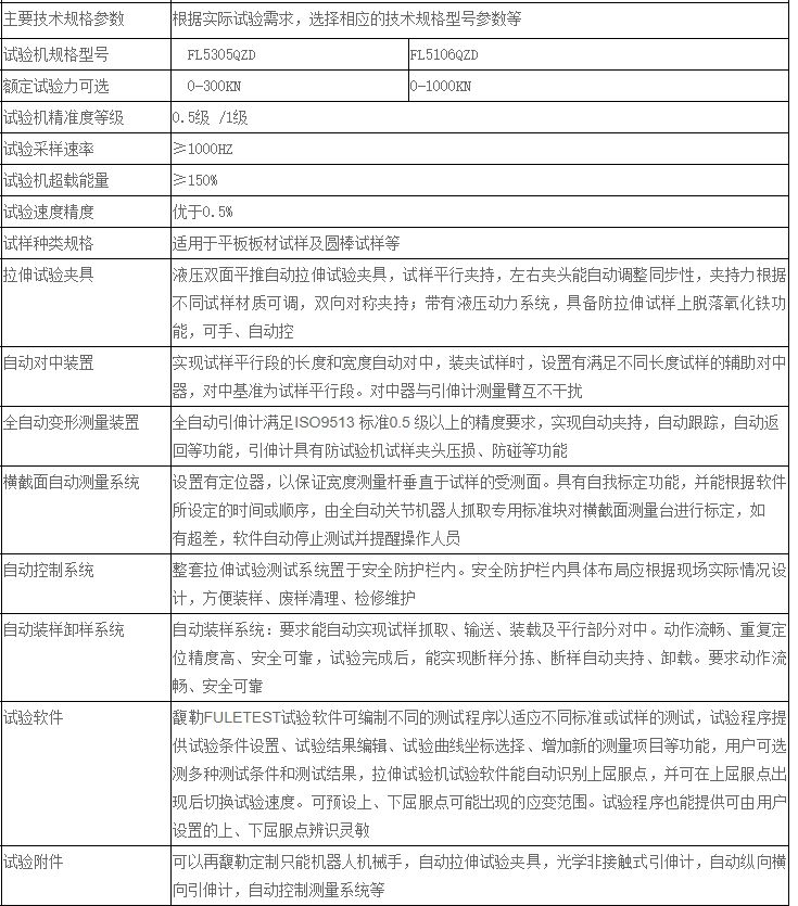 全自动拉伸试验机