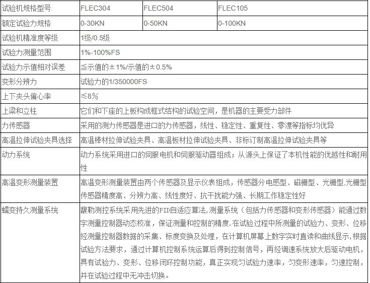 电子式高温蠕变持久试验机