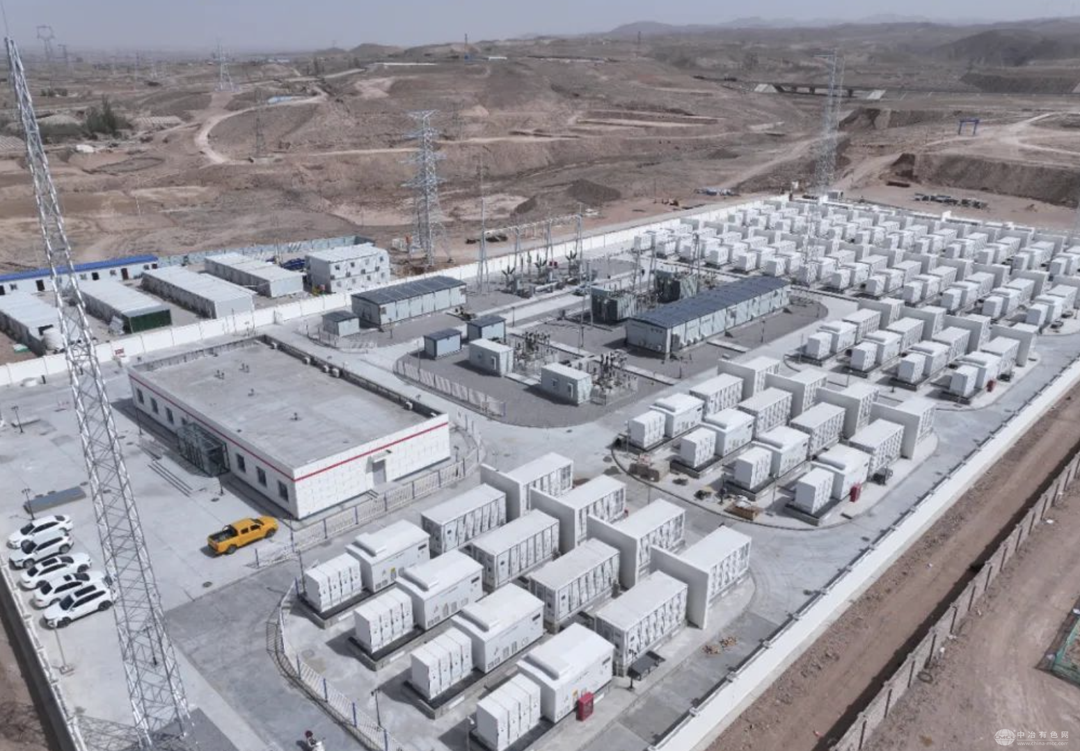 宁夏中宁县200MW/400MWh共享储能电站即将并网
