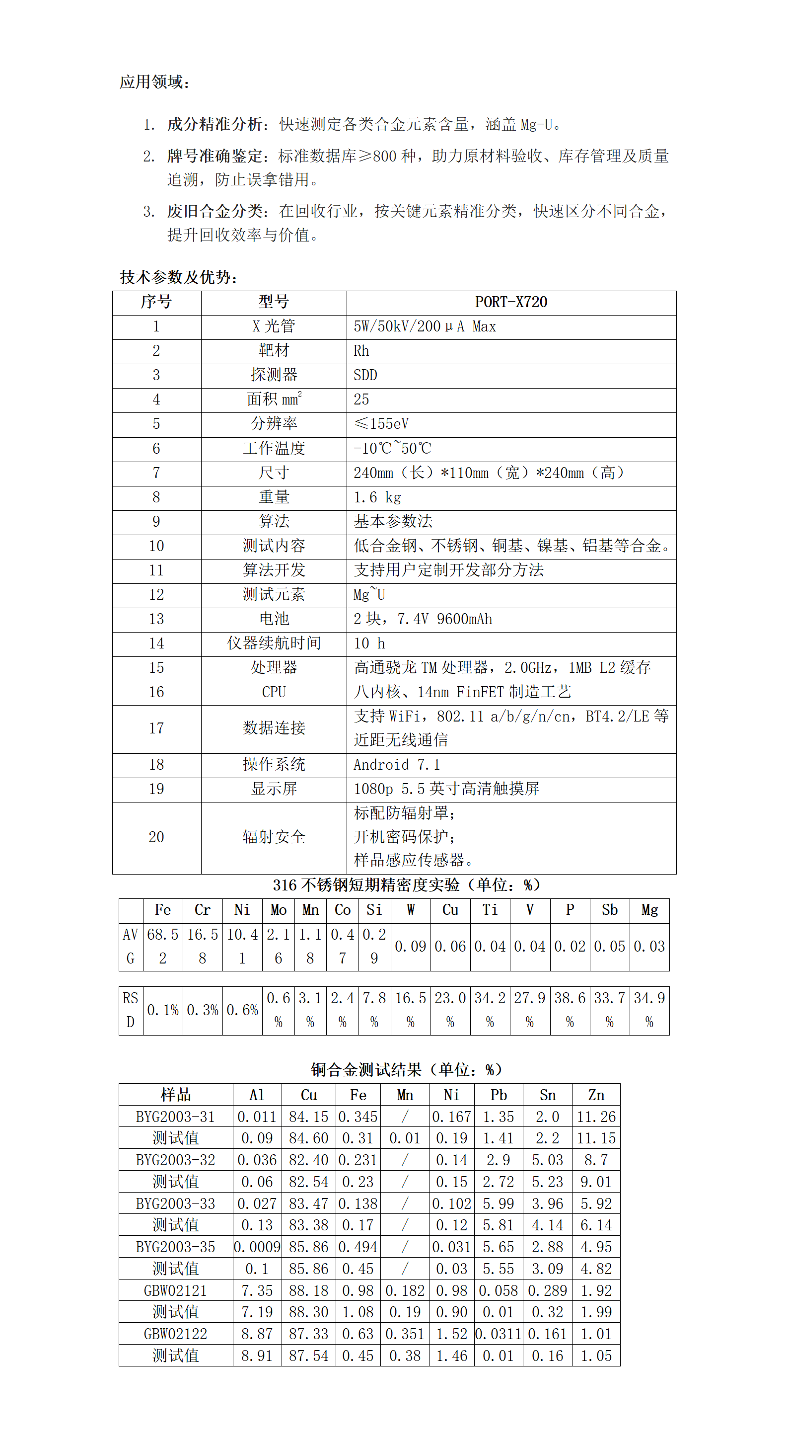 PORT-X720手持式X荧光分析仪