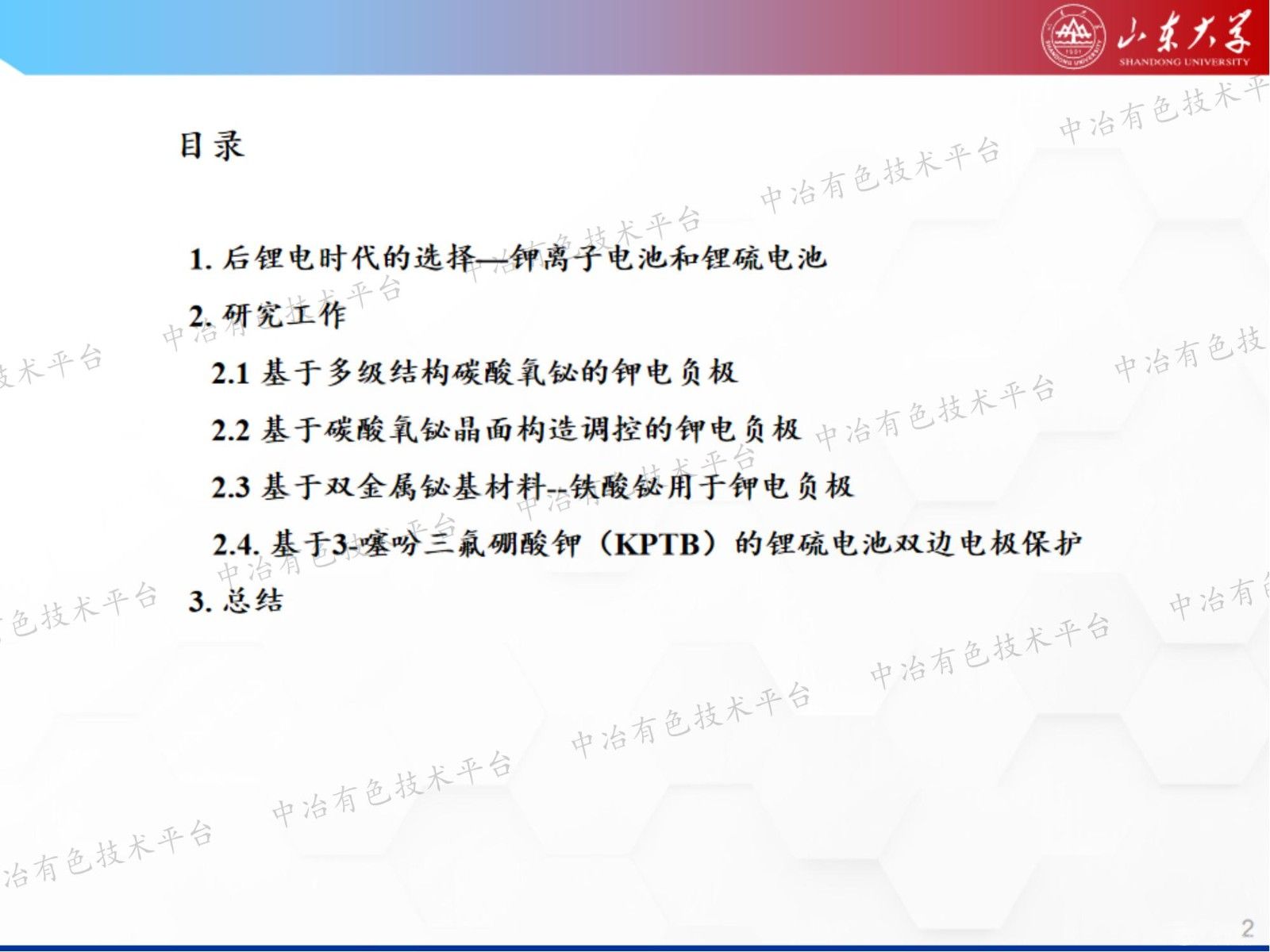 碱金属离子二次电池电极材料的结构设计及界面优化