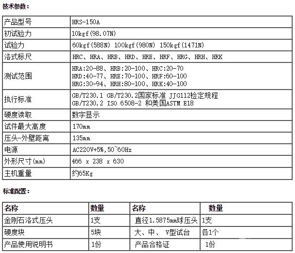 手动数显洛氏硬度计HRS-150A