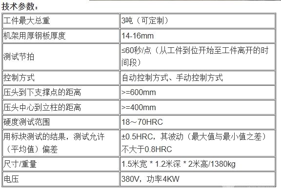在线全自动全洛氏硬度计